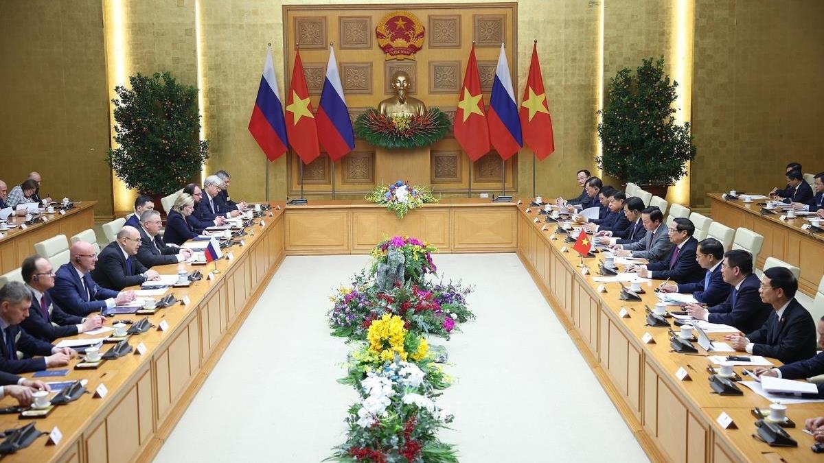 Thủ tướng Chính phủ Liên bang Nga Mikhail Vladimirovich Mishustin thăm chính thức Việt Nam từ ngày 14 đến 15/1/2025