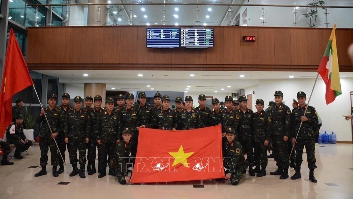Việt Nam tham gia hỗ trợ khắc phục động đất tại Myanmar