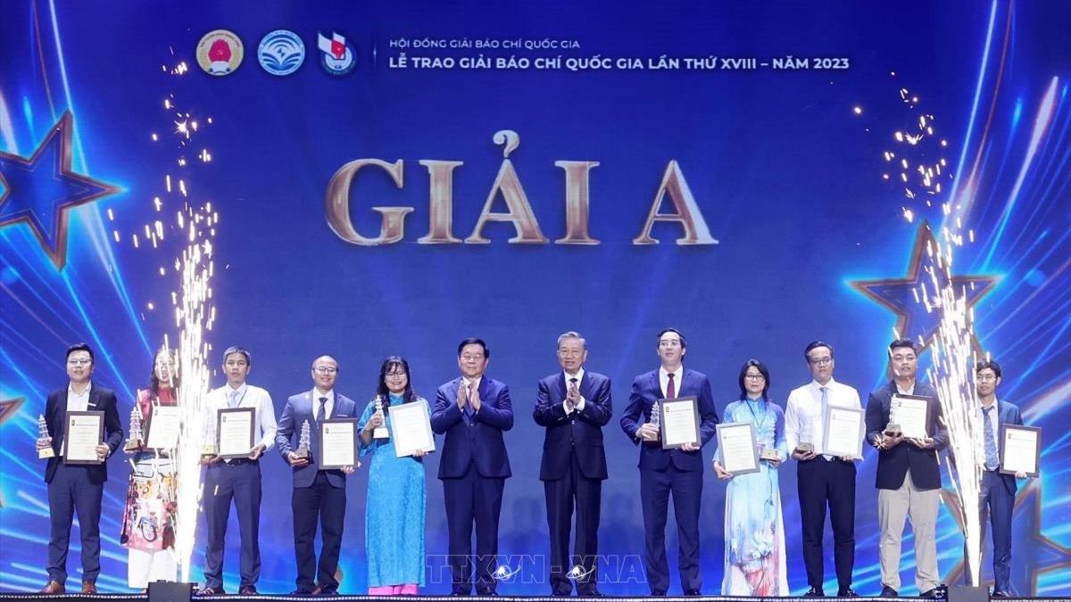 Giải Báo chí Quốc gia lần thứ XVIII - năm 2023 (21/6/2024)