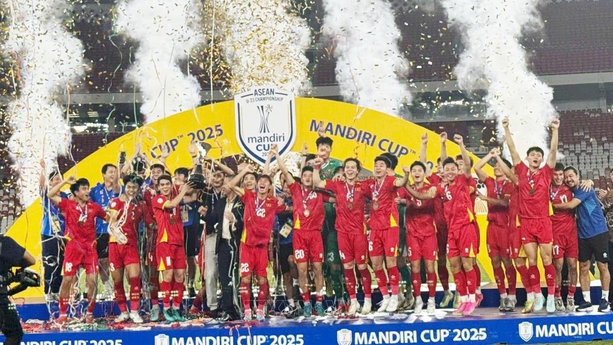 Lần thứ 3 Việt Nam vô địch Giải U23 Đông Nam Á