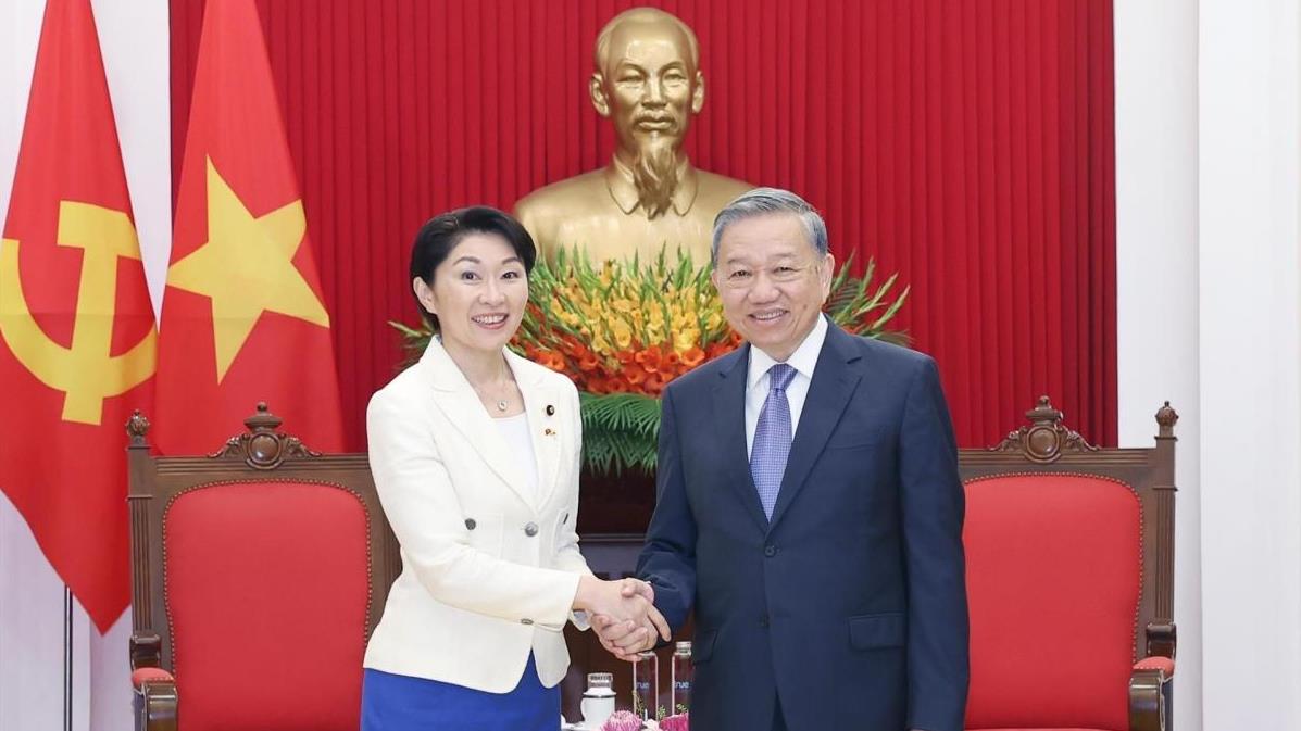 Tổng Bí thư Tô Lâm tiếp Chủ tịch Liên minh nghị sĩ hữu nghị Nhật – Việt
