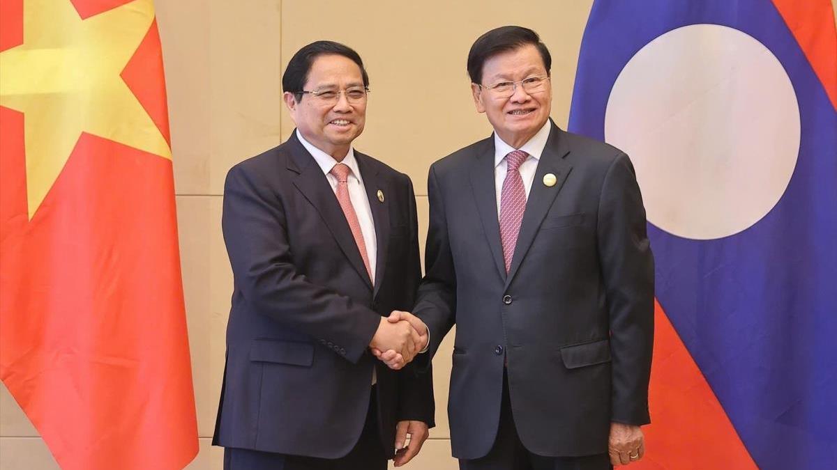  Thủ tướng Phạm Minh Chính hội kiến Tổng Bí thư, Chủ tịch nước Lào Thongloun Sisoulith nhân dịp tham dự Hội nghị thượng đỉnh SCO 2025 (1/9/2025)