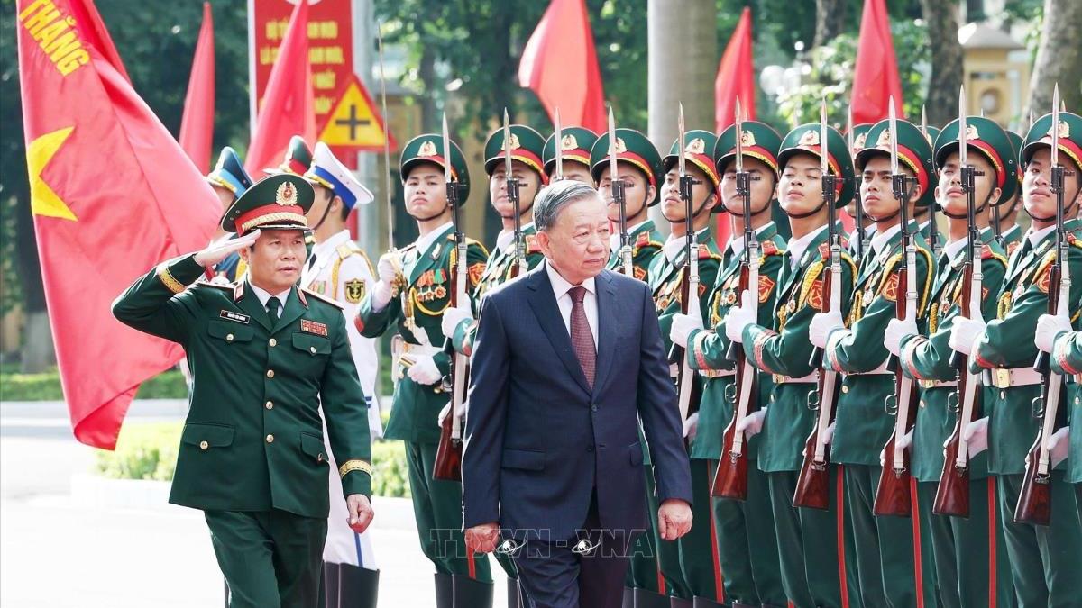 Tổng Bí thư Tô Lâm dự Lễ kỷ niệm 80 năm Ngày truyền thống Bộ Tổng Tham mưu Quân đội nhân dân Việt Nam
