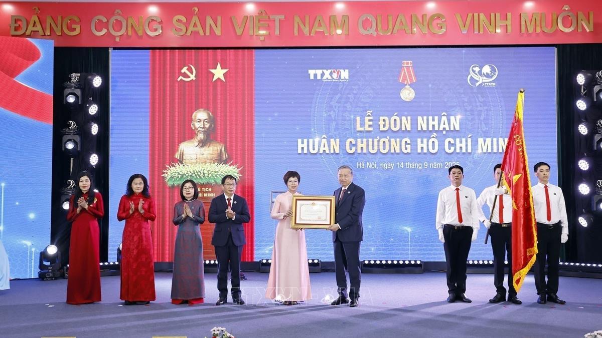 80 năm Thông tấn xã Việt Nam (15/9/1945 - 15/9/2025)