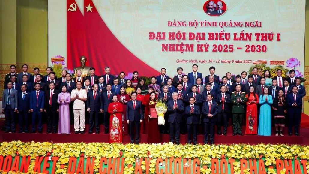 Đại hội Đảng bộ tỉnh QUẢNG NGÃI nhiệm kỳ 2025-2030 (10 - 12/9/2025)