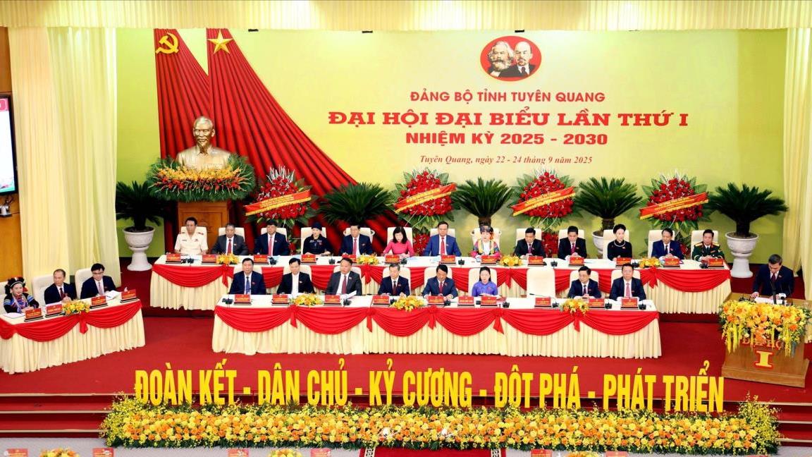 Đại hội Đảng bộ tỉnh TUYÊN QUANG nhiệm kỳ 2025-2030 (22 - 24/9/2025)