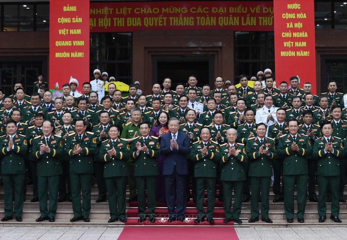 Tổng Bí thư Tô Lâm dự Đại hội Thi đua Quyết thắng toàn quân lần thứ XI ...