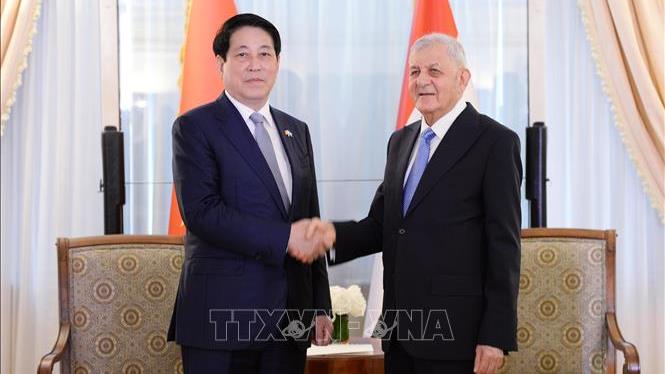 Chủ tịch nước Lương Cường gặp Tổng thống Iraq Abdul Latif Rashid, nhân dự Phiên Thảo luận chung cấp cao ĐHĐ LHQ Khóa 80 và hoạt động song phương tại Hoa Kỳ (24/9/2025)