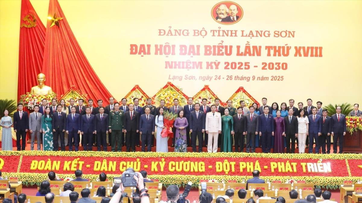 Đại hội Đảng bộ tỉnh LẠNG SƠN nhiệm kỳ 2025-2030 (24 - 26/9/2025)
