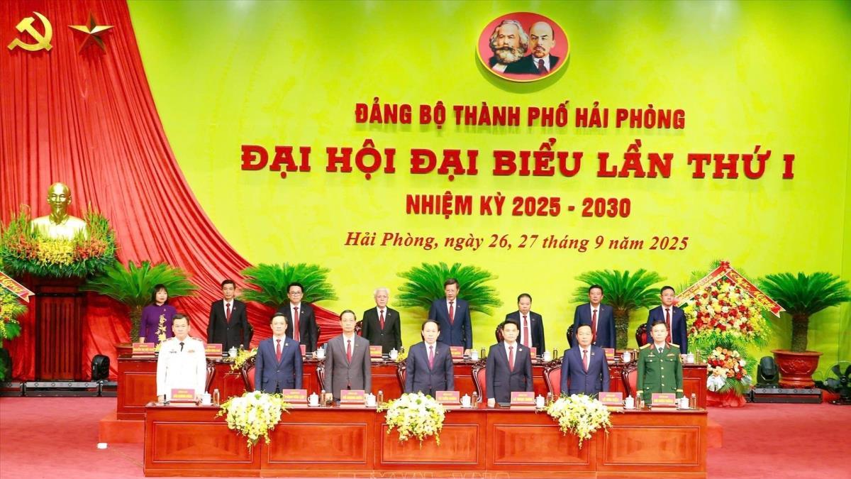 Đại hội Đảng bộ thành phố HẢI PHÒNG nhiệm kỳ 2025-2030 (26 và 27/9/2025)