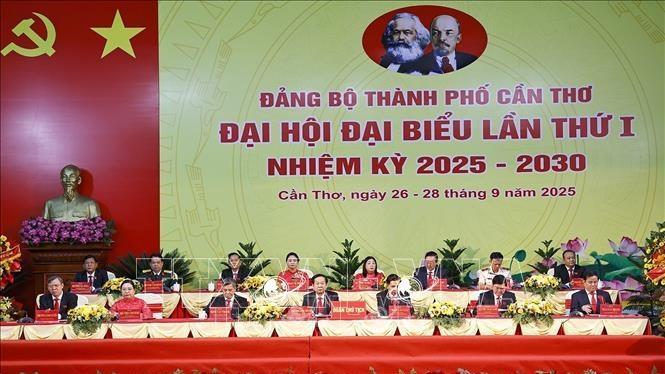 Đại hội Đảng bộ thành phố CẦN THƠ nhiệm kỳ 2025-2030 (26 và 28/9/2025)