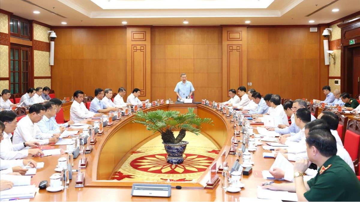 Tổng Bí thư Tô Lâm chủ trì Cuộc họp Thường trực Ban Chỉ đạo Trung ương về phòng, chống tham nhũng, lãng phí, tiêu cực