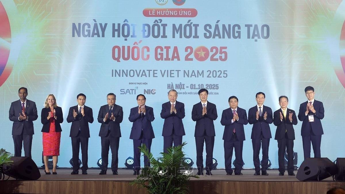 Tổng Bí thư Tô Lâm dự Lễ hưởng ứng Ngày hội Đổi mới sáng tạo Quốc gia năm 2025