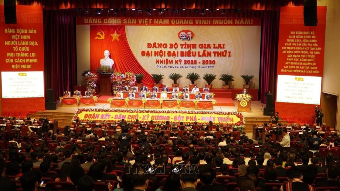 Đại hội Đảng bộ tỉnh GIA LAI nhiệm kỳ 2025-2030 (2-4/10/2025)