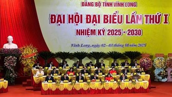 Đại hội Đảng bộ tỉnh VĨNH LONG nhiệm kỳ 2025-2030 (2-3/10/2025)