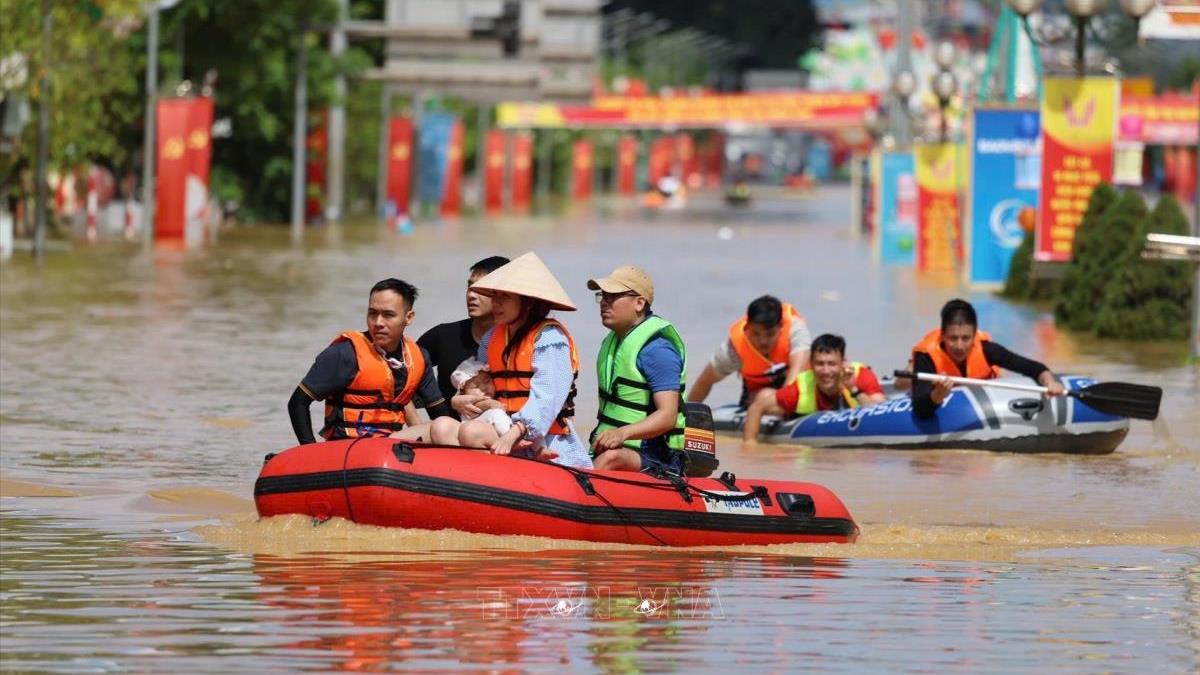Thái Nguyên ngập sâu trong trận lụt lịch sử (10/2025)