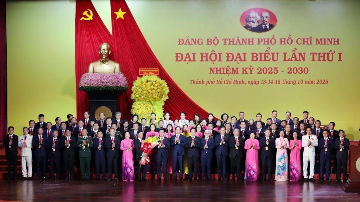 Đại hội Đại biểu Đảng bộ Thành phố HỒ CHÍ MINH nhiệm kỳ 2025-2030 (13-15/10/2025)