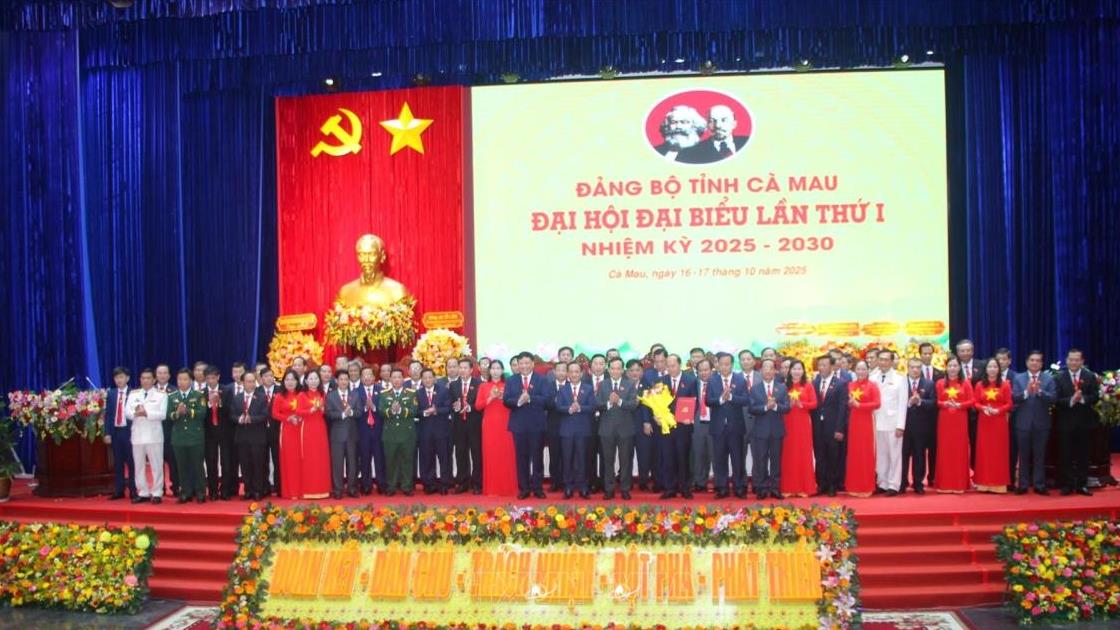 Đại hội Đảng bộ tỉnh CÀ MAU nhiệm kỳ 2025-2030 (16-17/10/2025)