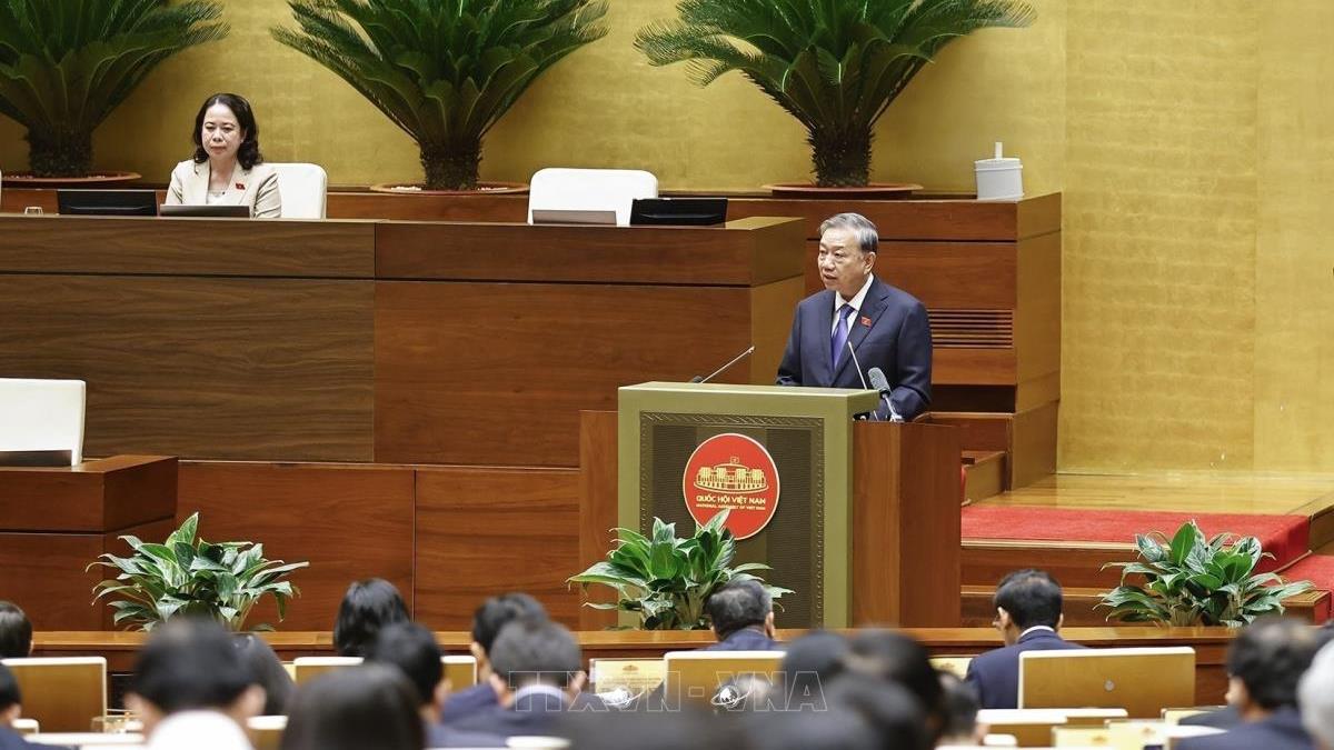 Phát biểu của Tổng Bí thư Tô Lâm tại Hội nghị toàn quốc quán triệt Chỉ thị của Bộ Chính trị triển khai công tác bầu cử