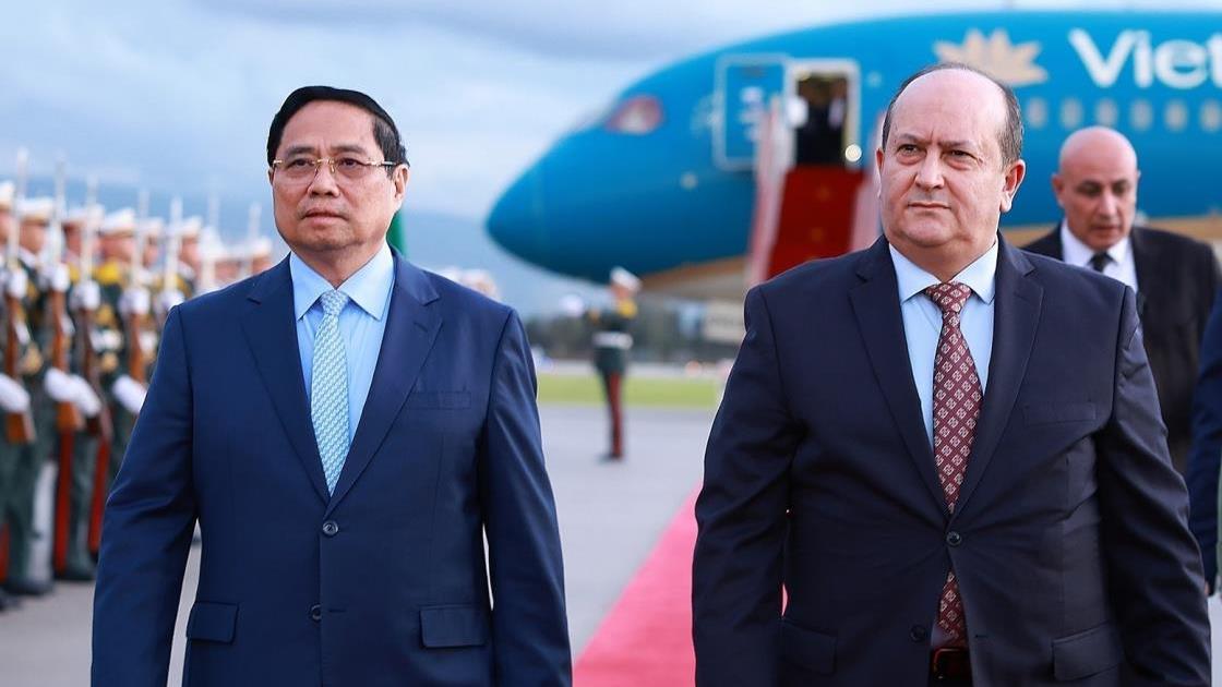 Lễ đón Thủ tướng Phạm Minh Chính thăm chính thức Algeria