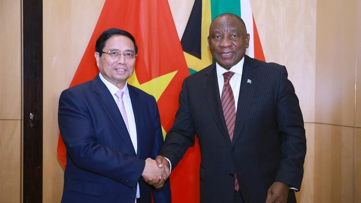 Thủ tướng Phạm Minh Chính hoạt động song phương tại Nam Phi - NÂNG CẤP QUAN HỆ ĐỐI TÁC CHIẾN LƯỢC (21 - 24/11/2025)