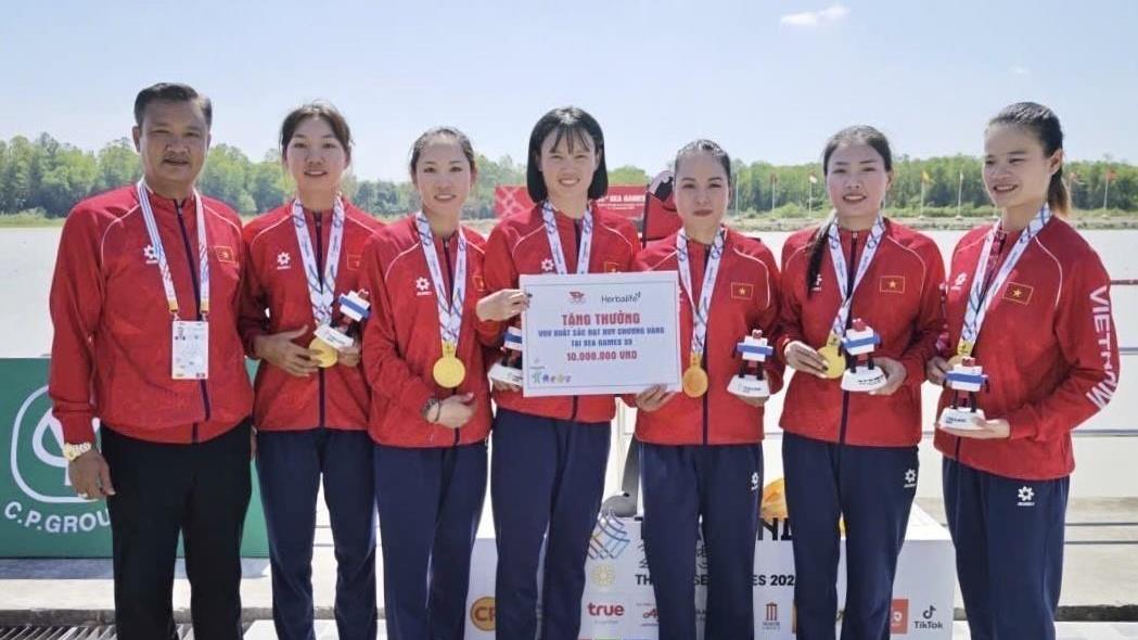 SEA Games 33: Đoàn Việt Nam có HCV thứ 41