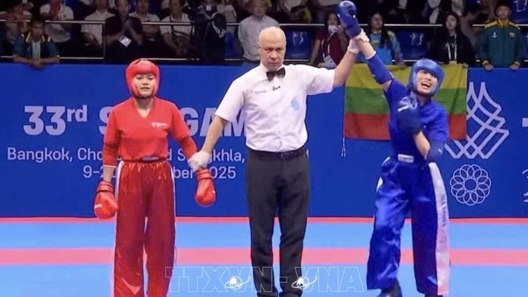        SEA Games 33: Kickboxing mang về HCV thứ 42 cho Thể thao Việt Nam