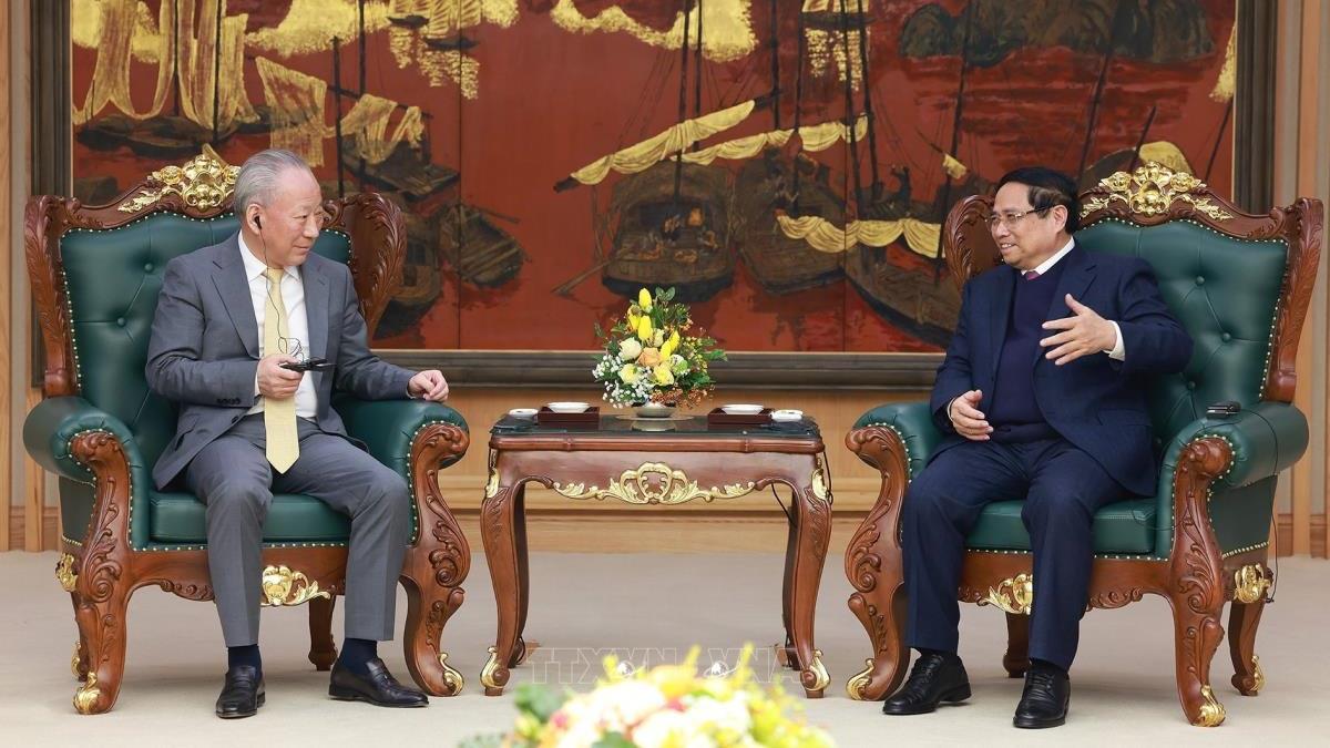 Thủ tướng Phạm Minh Chính tiếp lãnh đạo Tập đoàn xây dựng hạ tầng hàng đầu Trung Quốc