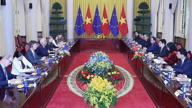 Chủ tịch Hội đồng châu Âu rời Hà Nội, kết thúc chuyến thăm chính thức Việt Nam