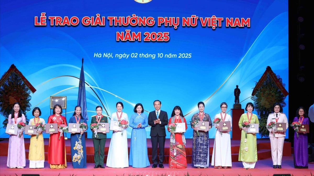 Giải thưởng Phụ nữ Việt Nam năm 2025