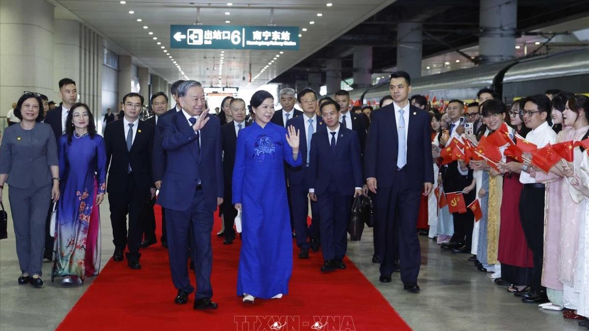 Tổng Bí thư, Chủ tịch nước Tô Lâm và Phu nhân kết thúc tốt đẹp chuyến thăm cấp Nhà nước đến Trung Quốc