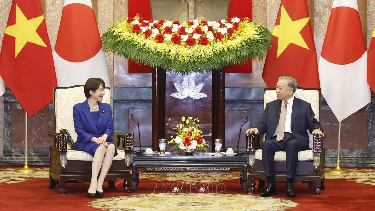             Tổng Bí thư, Chủ tịch nước Tô Lâm tiếp Thủ tướng Nhật Bản