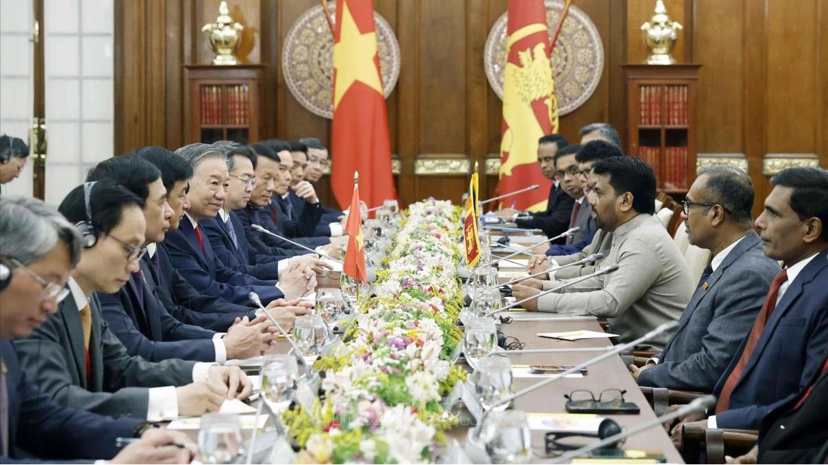 Tổng Bí thư, Chủ tịch nước Tô Lâm hội đàm với Tổng thống Sri Lanka Anura Kumara Dissanayake
