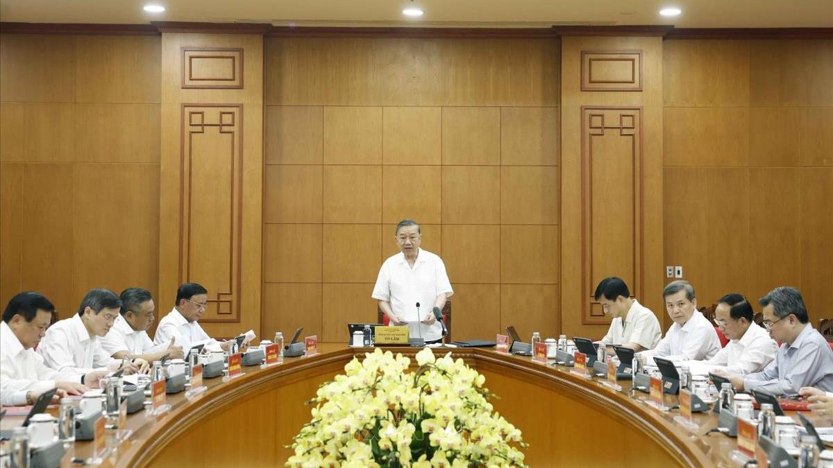 Phát biểu kết luận của Tổng Bí thư, Chủ tịch nước Tô Lâm tại cuộc họp về tổng kết 100 năm Đảng lãnh đạo cách mạng Việt Nam và 40 năm thực hiện Cương lĩnh