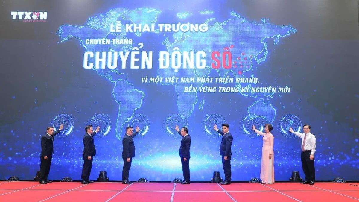 TTXVN khai trương Chuyên trang thông tin Chuyển động số