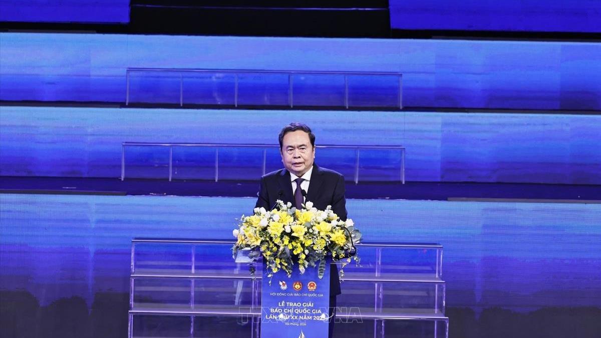 Chủ tịch Quốc hội Trần Thanh Mẫn: Báo chí tiếp tục dùng ngòi bút sắc bén để phụng sự Tổ quốc, phục vụ nhân dân