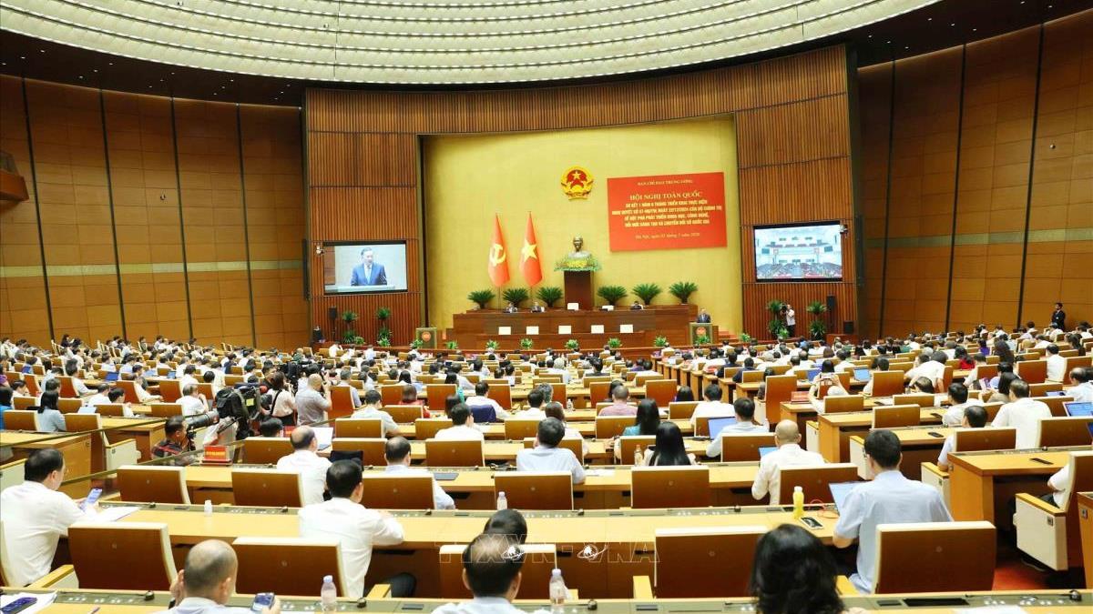 Sơ kết 1 năm 6 tháng triển khai thực hiện Nghị quyết số 57-NQ/TW của Bộ Chính trị (2/7/2026)