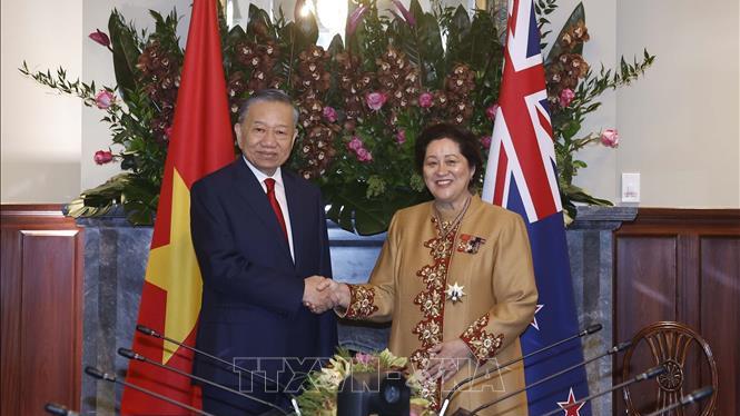 Tuyên bố chung giữa Việt Nam và New Zealand nhân chuyến thăm cấp Nhà nước của Tổng Bí thư, Chủ tịch nước Tô Lâm tới New Zealand