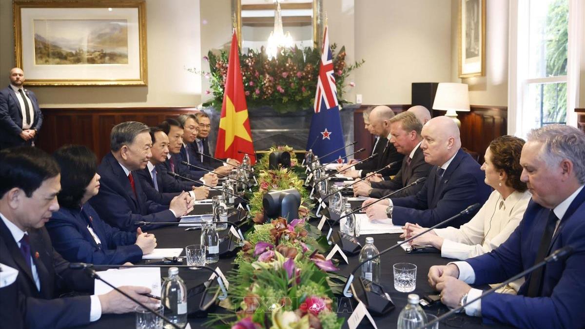Chuyến thăm cấp Nhà nước của Tổng Bí thư, Chủ tịch nước Tô Lâm tới New Zealand: Mở ra giai đoạn hợp tác thực chất, hiệu quả, sáng tạo và bền vững hơn