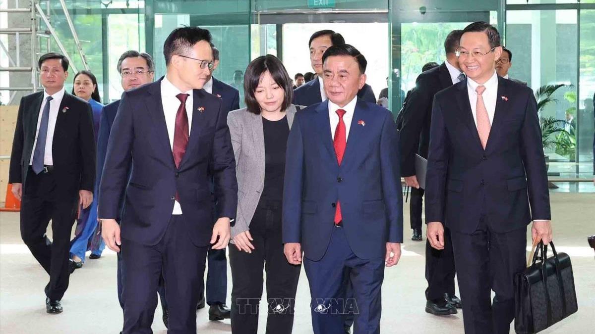 Ủy viên Bộ Chính trị, Thường trực Ban Bí thư Trần Cẩm Tú kết thúc tốt đẹp chuyến thăm chính thức Singapore