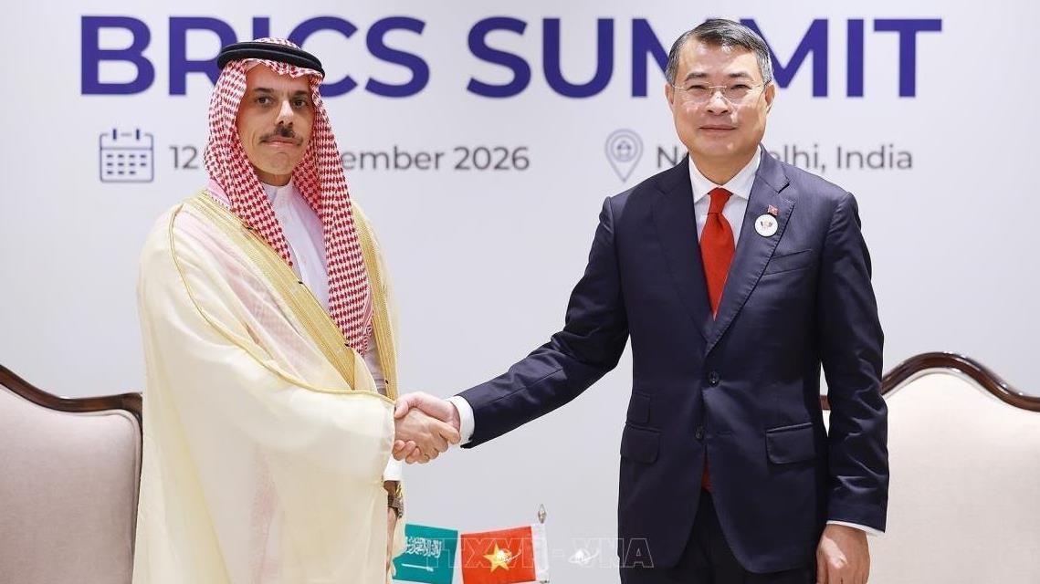 Thủ tướng Lê Minh Hưng tiếp Bộ trưởng Ngoại giao Saudi Arabia Hoàng thân Faisal bin Farhan Al Saud nhân dự Hội nghị Thượng đỉnh BRICS tại Ấn Độ (13/9/2026)
