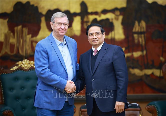 Thủ tướng Phạm Minh Chính tiếp Chủ tịch Tập đoàn AFK Sistema, Liên bang Nga
