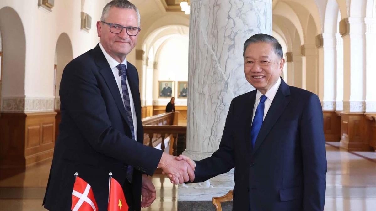 Tổng Bí thư, Chủ tịch nước Tô Lâm hội kiến Chủ tịch Quốc hội Đan Mạch Henrik Frandsen
