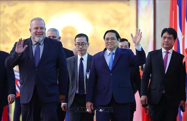 Thủ tướng Cuba Manuel Marrero Cruz thăm chính thức Việt Nam (28/9-2/10/2022)