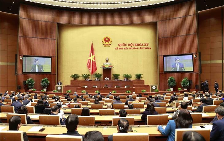 Kỳ họp bất thường lần thứ 3, Quốc hội khóa XV (18/1/2023)