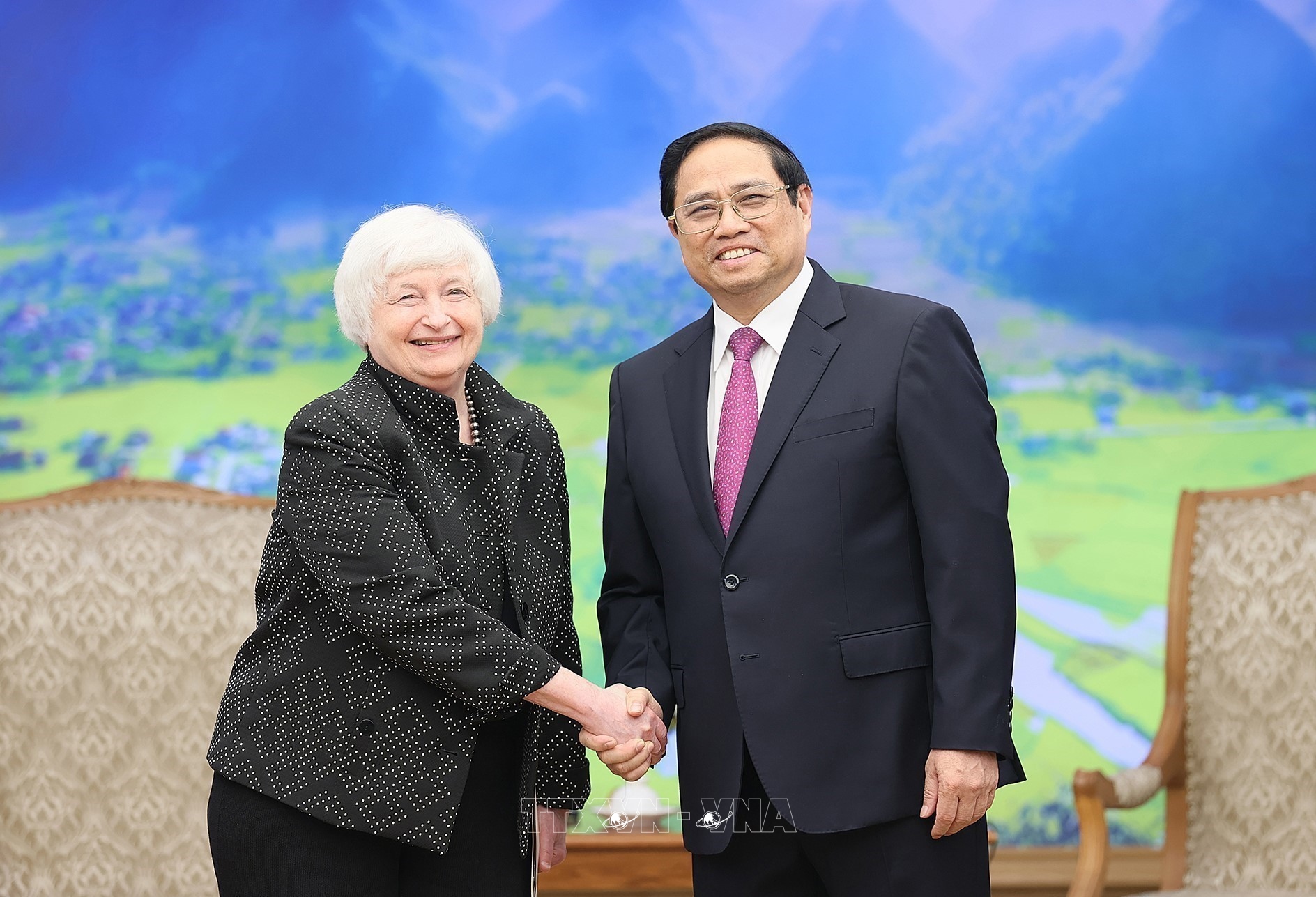 Bộ trưởng Bộ Tài chính Hoa Kỳ Janet Yellen thăm, làm việc tại Việt Nam (20 và 21/7/2023)