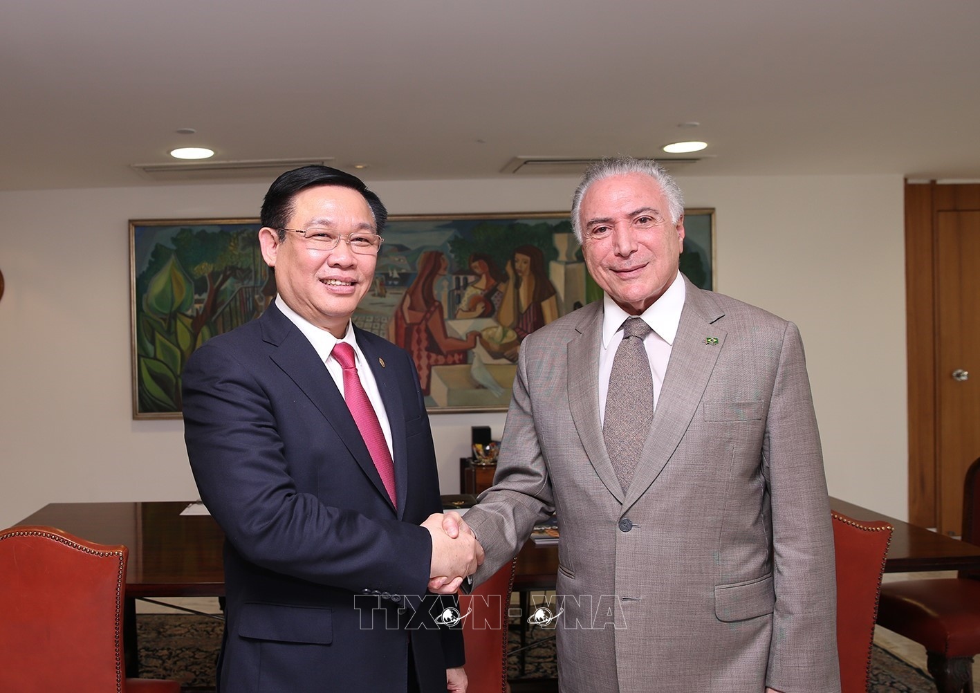 Phó Thủ tướng Chính phủ Vương Đình Huệ thăm chính thức Brazil (2-3/7/2018)