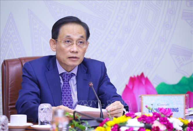 Đồng chí Lê Hoài Trung được bầu giữ chức Ủy viên Ban Bí thư Trung ương Đảng khóa XIII