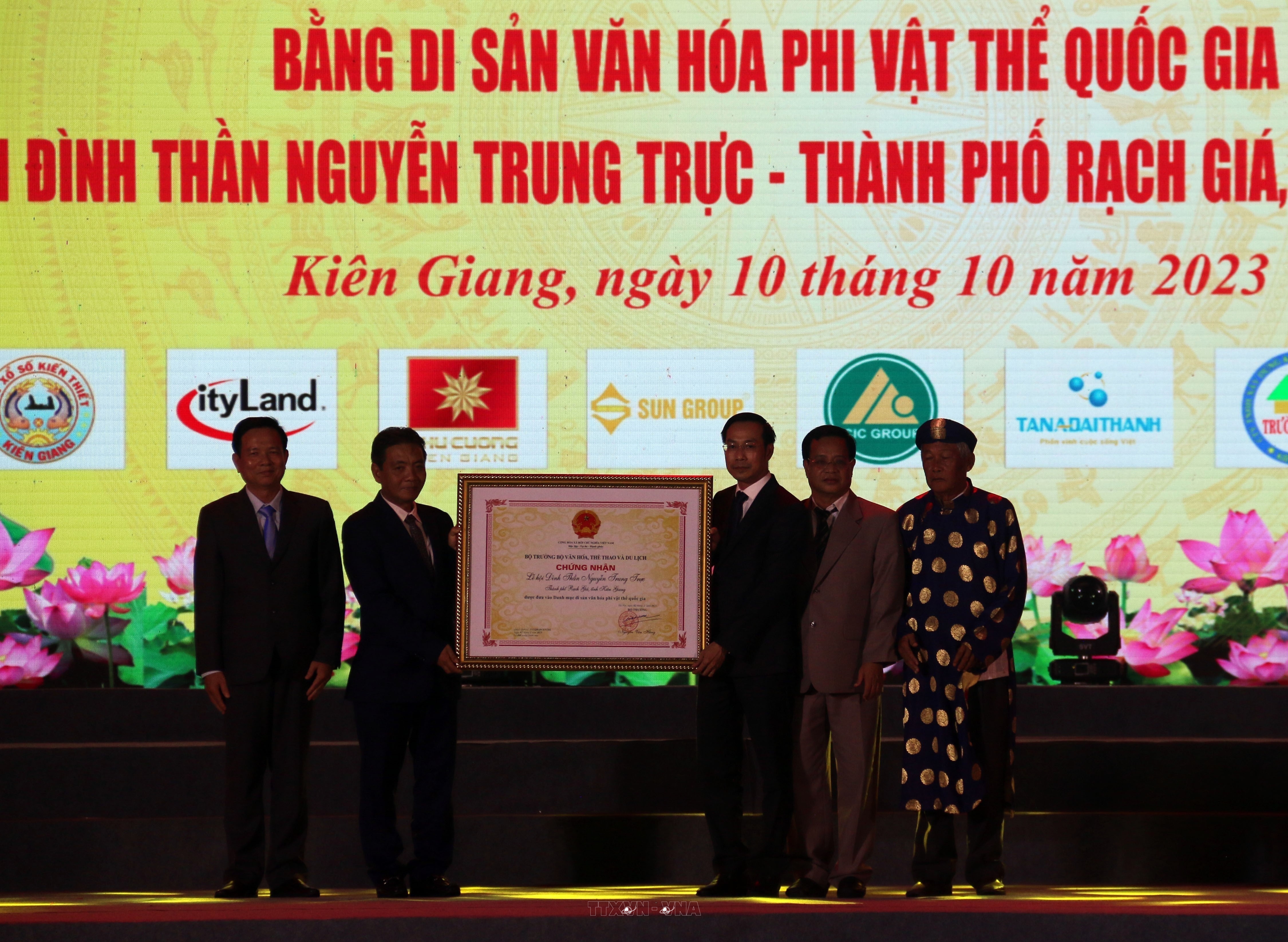 Lễ hội Đình thần Nguyễn Trung Trực là Di sản Văn hóa Phi vật thể quốc gia