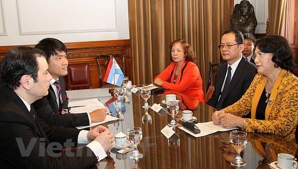 Phó Chủ tịch Quốc hội Nguyễn Thị Kim Ngân thăm Argentina (30/6-2/7/2014)
